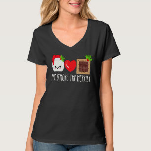 Meer het kerstkampvuur van Merrier T-shirt
