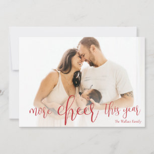 Meer hier in dit jaar nieuwe babyfoto Kerstmis Feestdagenkaart