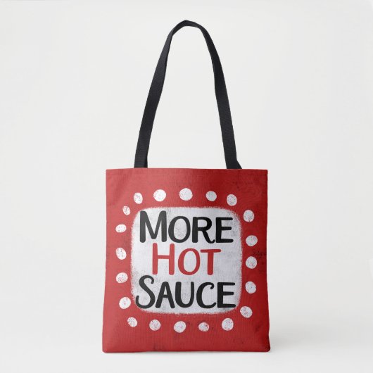 Meer Hot Sauce Canvas tas (Voorkant)