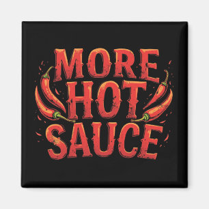 Meer Hot Sauce Spicy Chili Food Lover Magneet