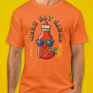 Meer Hot Sauce Spicy Food Lover Kawaii Gift T-shirt