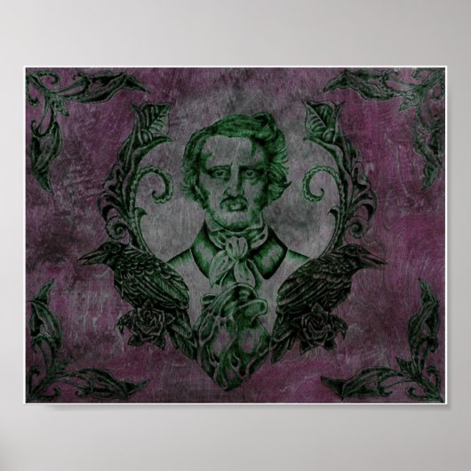 Meer in het Paars Poster (Voorkant)