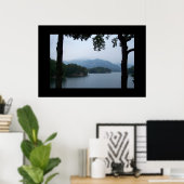 Meer in NC-bergen. Poster (Thuiskantoor)