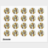 Meer info over het patroon ronde sticker (Vel)