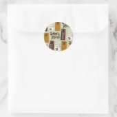 Meer info over het patroon ronde sticker (Tas)