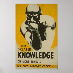 Meer informatie - Bezoek uw lokale bibliotheek Poster