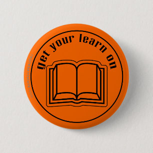Meer informatie op schoolboek ronde button 5,7 cm