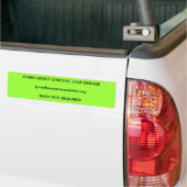 Meer informatie over chronische lymziekte bumpersticker (Op Truck)