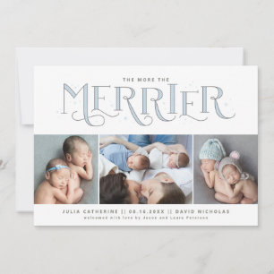Meer informatie over de geboorte van Merrier Twin  Aankondiging