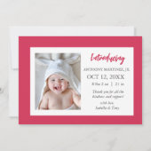 Meer informatie over de kerstgeboorte van Merrier Aankondiging (Achterkant)