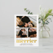 Meer informatie over de zwangerschap folie uitnodiging briefkaart (Staand Voorkant)