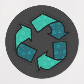 Meer informatie over recycling - dag op aarde labels (Design 1)