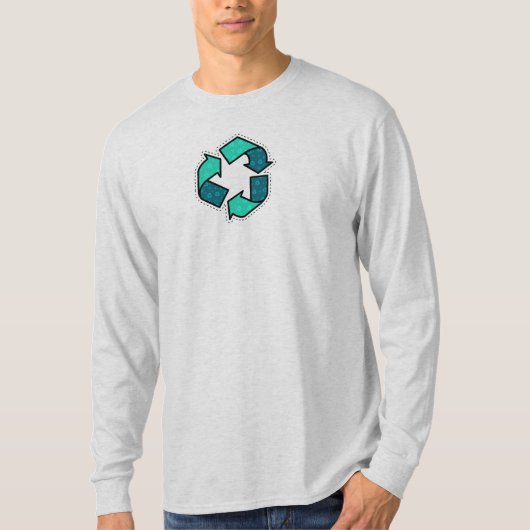 Meer informatie over recycling - dag op aarde t-shirt (Voorkant)