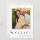 Meer is Meer Kerst Zwangerschap Aankondiging (Voorkant)
