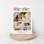 Meer is Meer Kerst Zwangerschapsaankondiging Feestdagenkaart