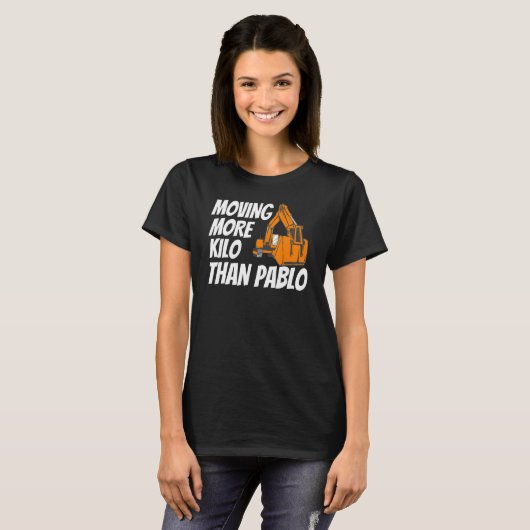 Meer kilo dan Pablo Funny Contractor Const T-shirt (Voorkant volledig)