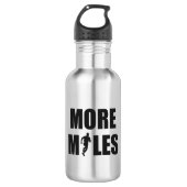 Meer kilometers lopen waterfles (Voorkant)