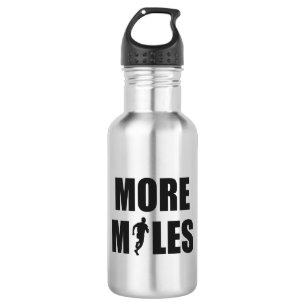 Meer kilometers lopen waterfles