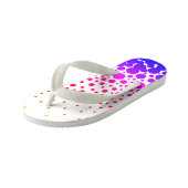 Meer kleuren polka dots kinder teenslippers (Schuin)