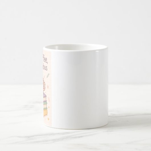 Meer koffie Minder syllabus Grappige mok (Center)