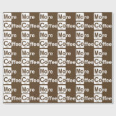 Meer koffie-periodieke tabel cadeaupapier (Vlak)