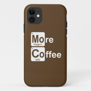 Meer koffie-periodieke tabel iPhone 11 hoesje