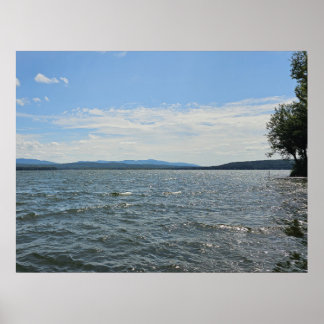 Meer landschap poster