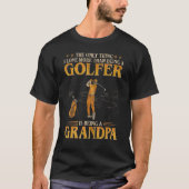 Meer liefde dan Golfer zijn is opa V T-shirt (Voorkant)