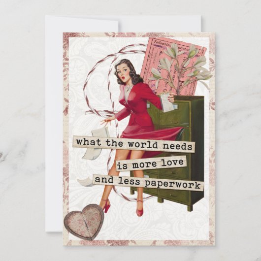 Meer Liefde Feestdagenkaart (Voorkant)