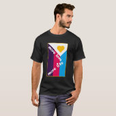 Meer Liefde Meer Leven Polyamory Vlag T-shirt (Voorkant volledig)