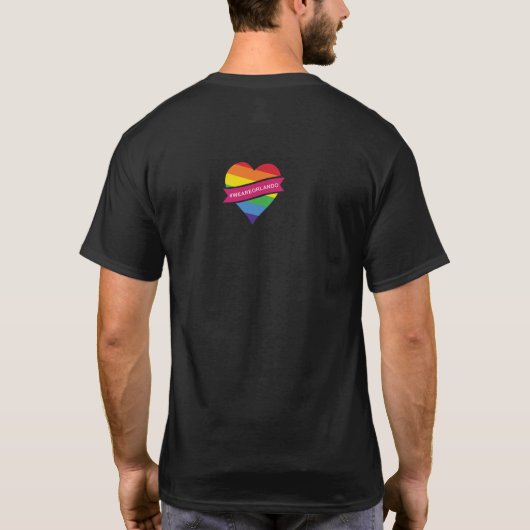 Meer liefde. Minder haat. T-shirt (Achterkant)