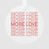 Meer liefde ornament (achterkant)