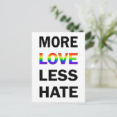 Meer liefdesminder haat Briefkaart (Staand voorkant)
