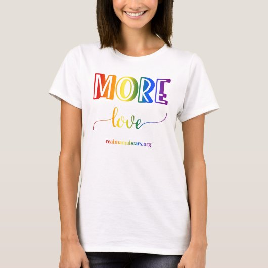 Meer liefdesregenboog T-shirt (Voorkant)