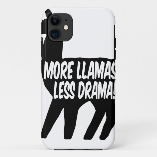 Meer Llamas Minder Drama Case-Mate iPhone Case (Achterkant)
