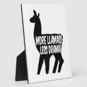 Meer Llamas Minder Drama Fotoplaat (Zijkant)