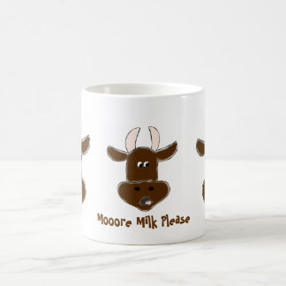 "Meer melk alstublieft" Geanimeerde Koe Mug Koffiemok