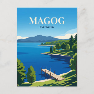 Meer Memphremagog Canada Briefkaart