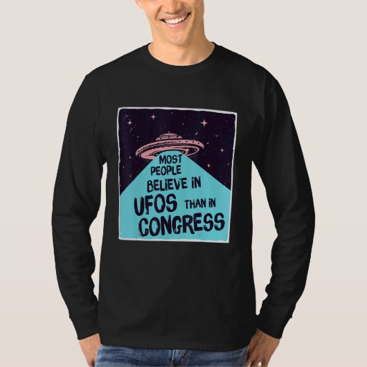 Meer mensen geloven in ons dan in het Congres van  T-shirt (Voorkant)