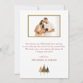 Meer Merry Dit jaar Kaart van de Aankondiging van (Achterkant)