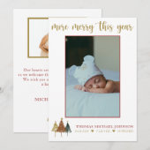 Meer Merry Dit jaar Kaart van de Aankondiging van (Voorkant / Achterkant)