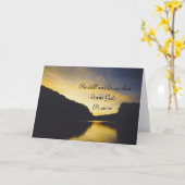 meer met scripture kaart (Gele Bloem)