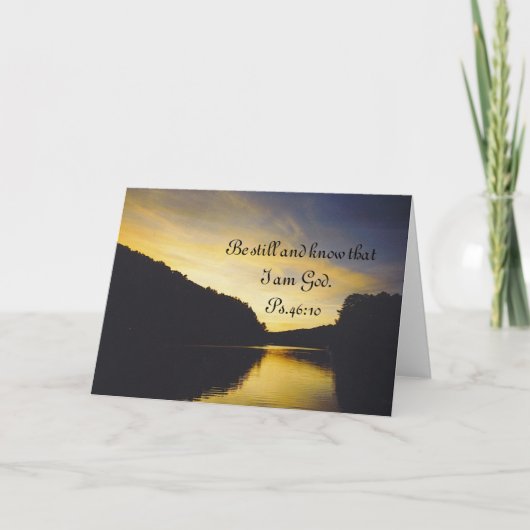 meer met scripture kaart (Voorkant)