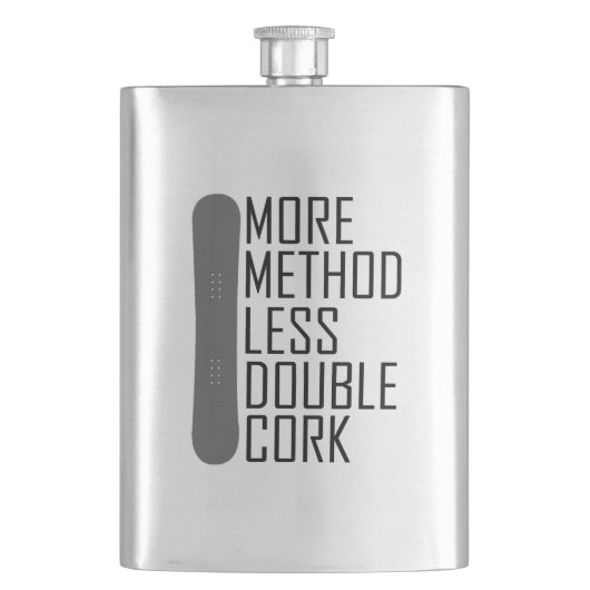 Meer methode minder dubbelkurk heupfles (Voorkant)