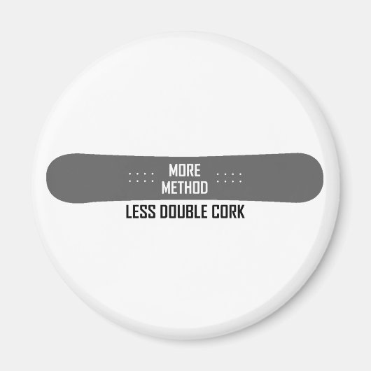 Meer methode minder dubbelkurk magneet (Voorkant)