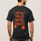Meer Miles meer glimlachen T-shirt (Achterkant)