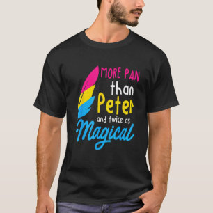 Meer Pan dan Peter Funny LGBTQ Queer Omnisexual P T-shirt