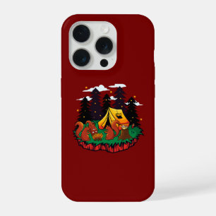 Meer plezier met deze kampeereekhoorn iPhone 15 pro hoesje