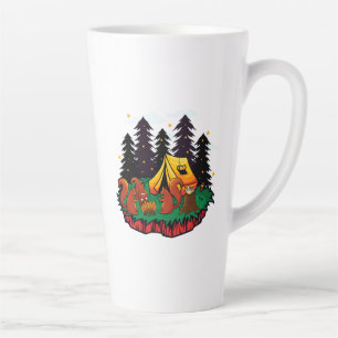 Meer plezier met deze kampeereekhoorn latte mok