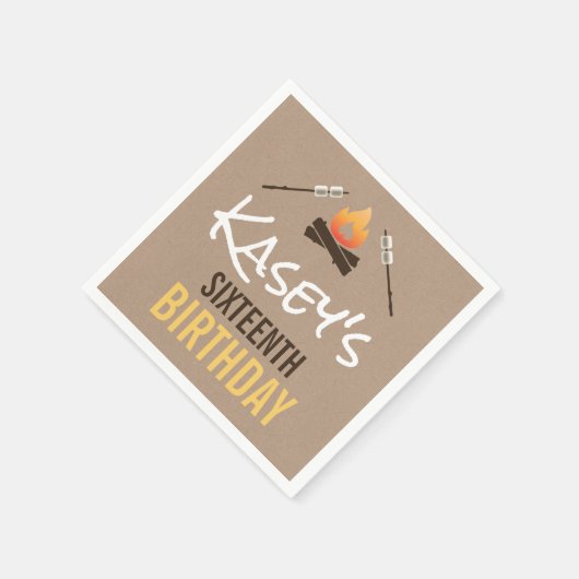 Meer plezier met vriendjesfeest in Bonfire Servet (Hoek)